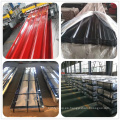 Colorido Z ASTM A653 SGCC PPGI ColorBond Corrugado Metal Tice Steel